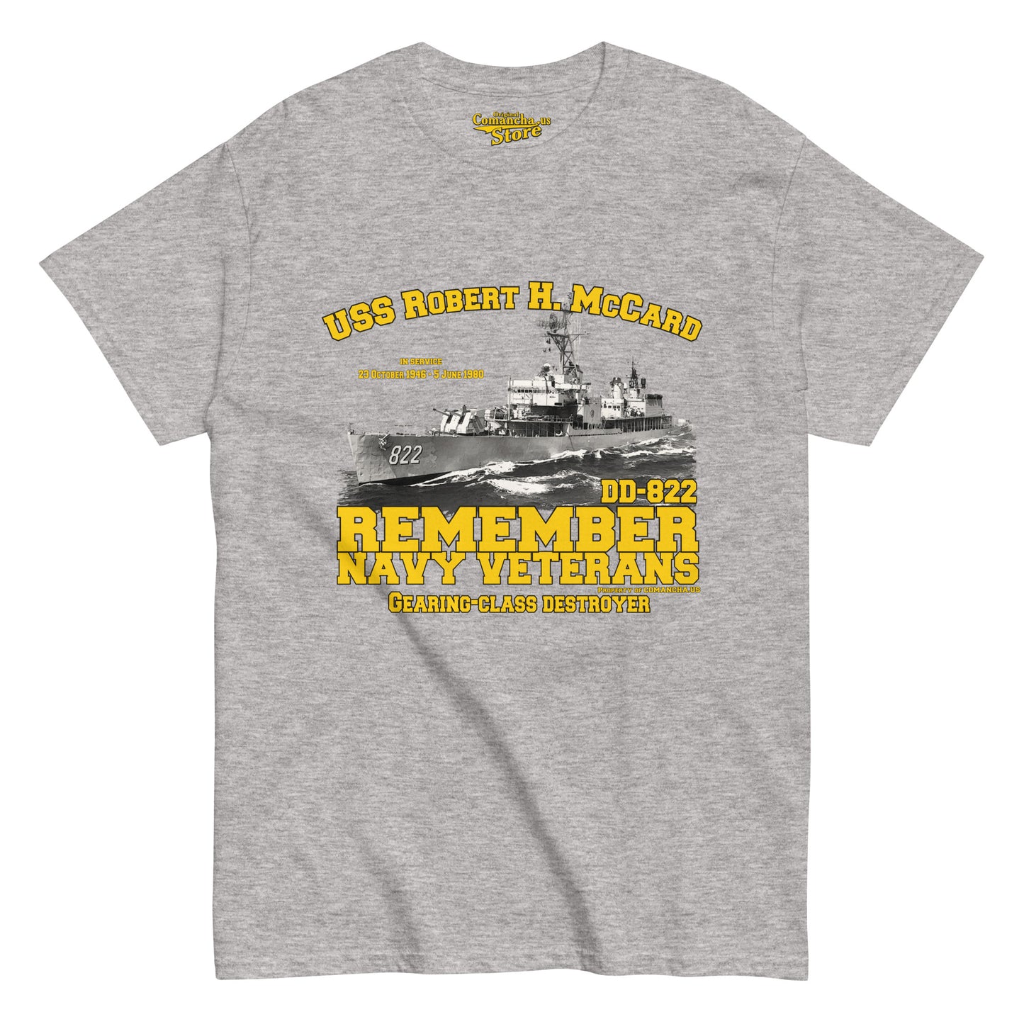 USS Robert H. McCard DD-822 Destroyer tee