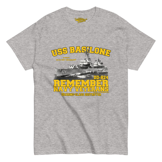 USS Basilone DD-824 Destroyer T-shirt