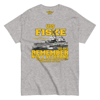 USS Fiske DD-842 Destroyer t-shirt,