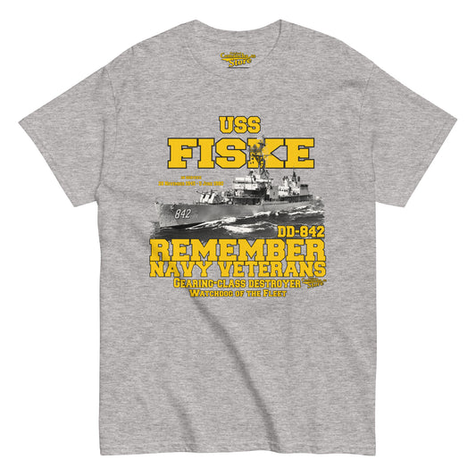 USS Fiske DD-842 Destroyer t-shirt,