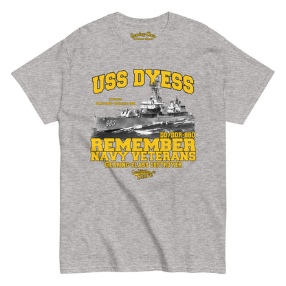 USS Dyess DD-880 Shipmates T-shirt