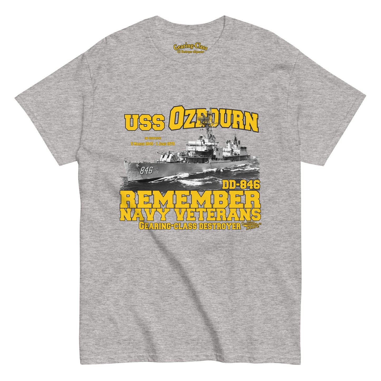 USS Ozbourn DD-846 Shipmates t-shirt