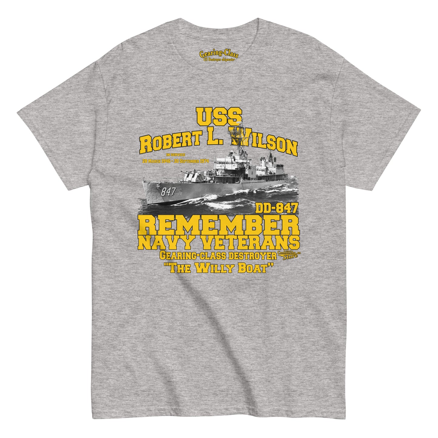 USS Robert L. Wilson DD-847 Destroyer tee