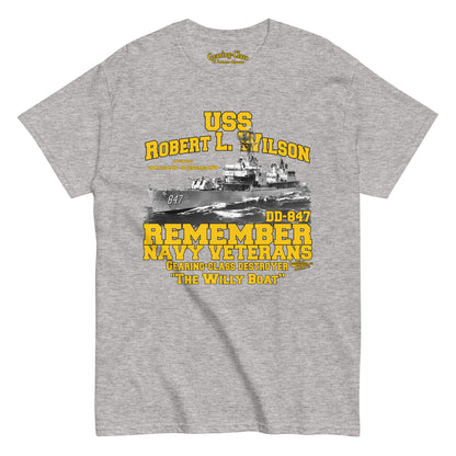 USS Robert L. Wilson DD-847 Destroyer tee