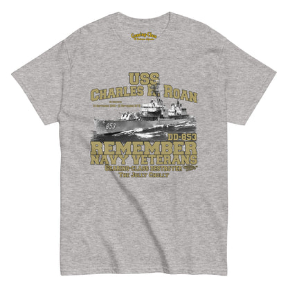 USS Charles H. Roan DD-853 Destroyer t-shirt,