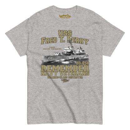 USS Fred T. Berry DD-858 Destroyer t-shirt,