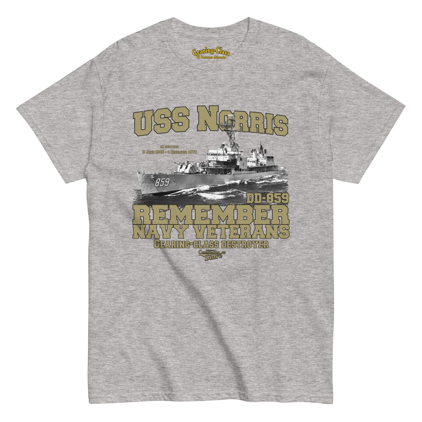 USS Norris DD-859 Shipmates T-shirt,