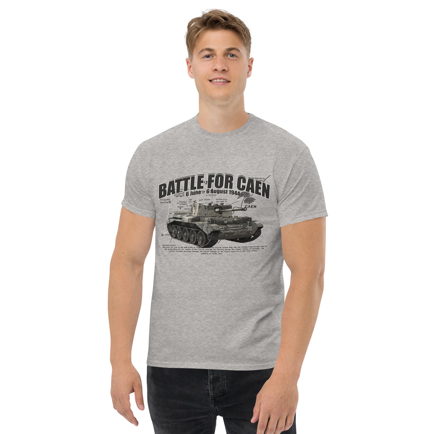 Battle for Caen 1944 t-shirt