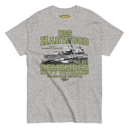 USS Harwood DD-861 Destroyer tee,