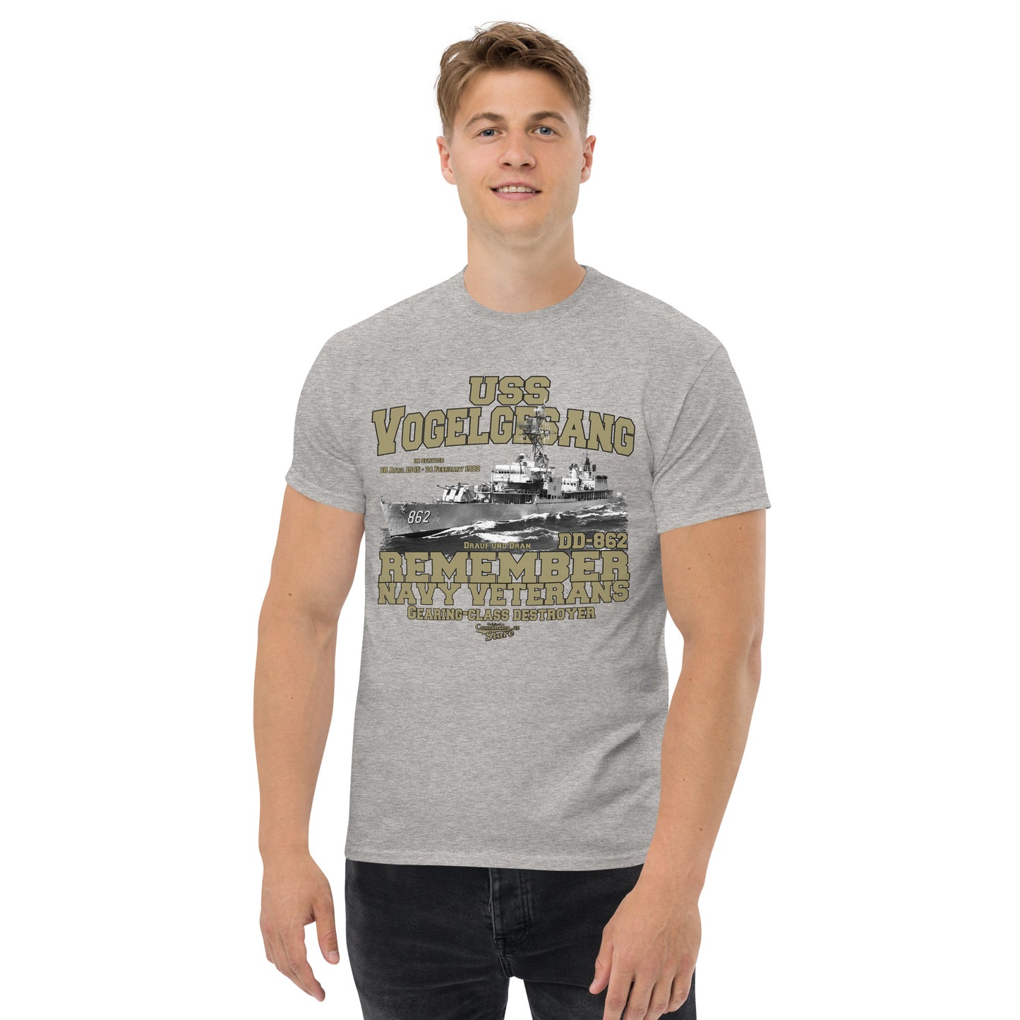 USS Vogelgesang DD-862 Destroyer T-shirt