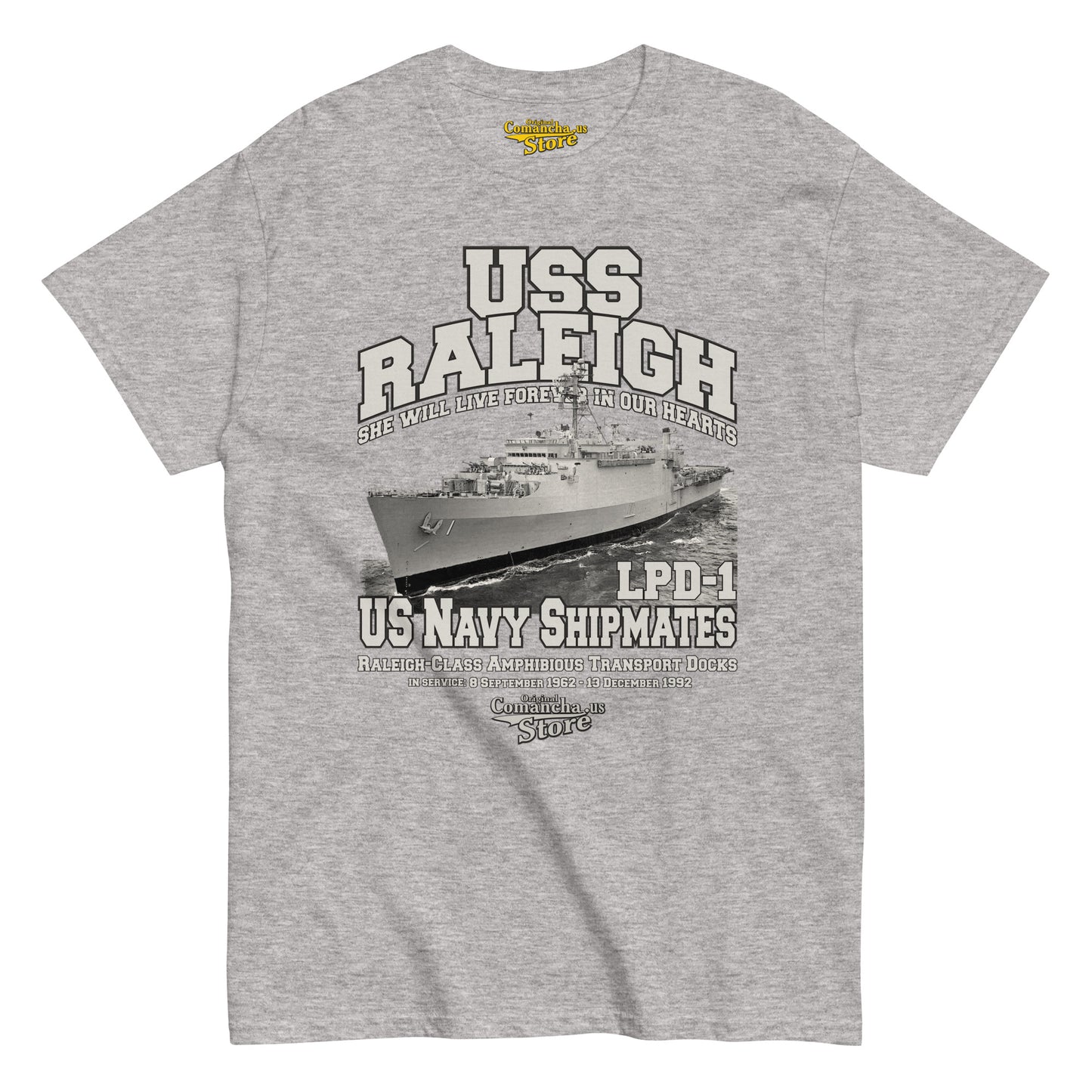 USS Raleigh LPD-1 Navy Shipmates T-shirt