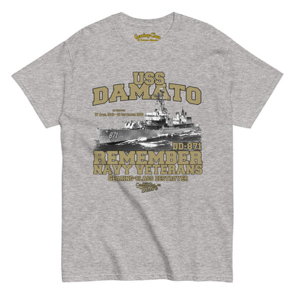 USS Damato DD-871  destroyer t-shirt