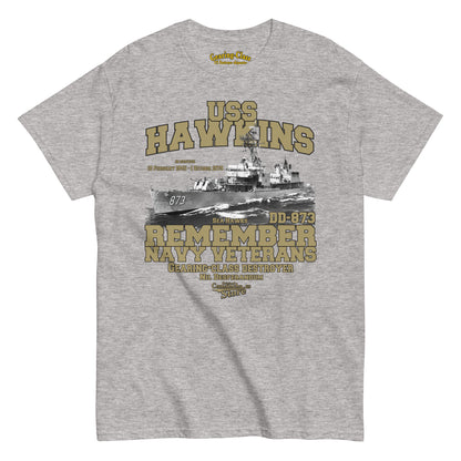 USS Hawkins DD-873 t-shirt