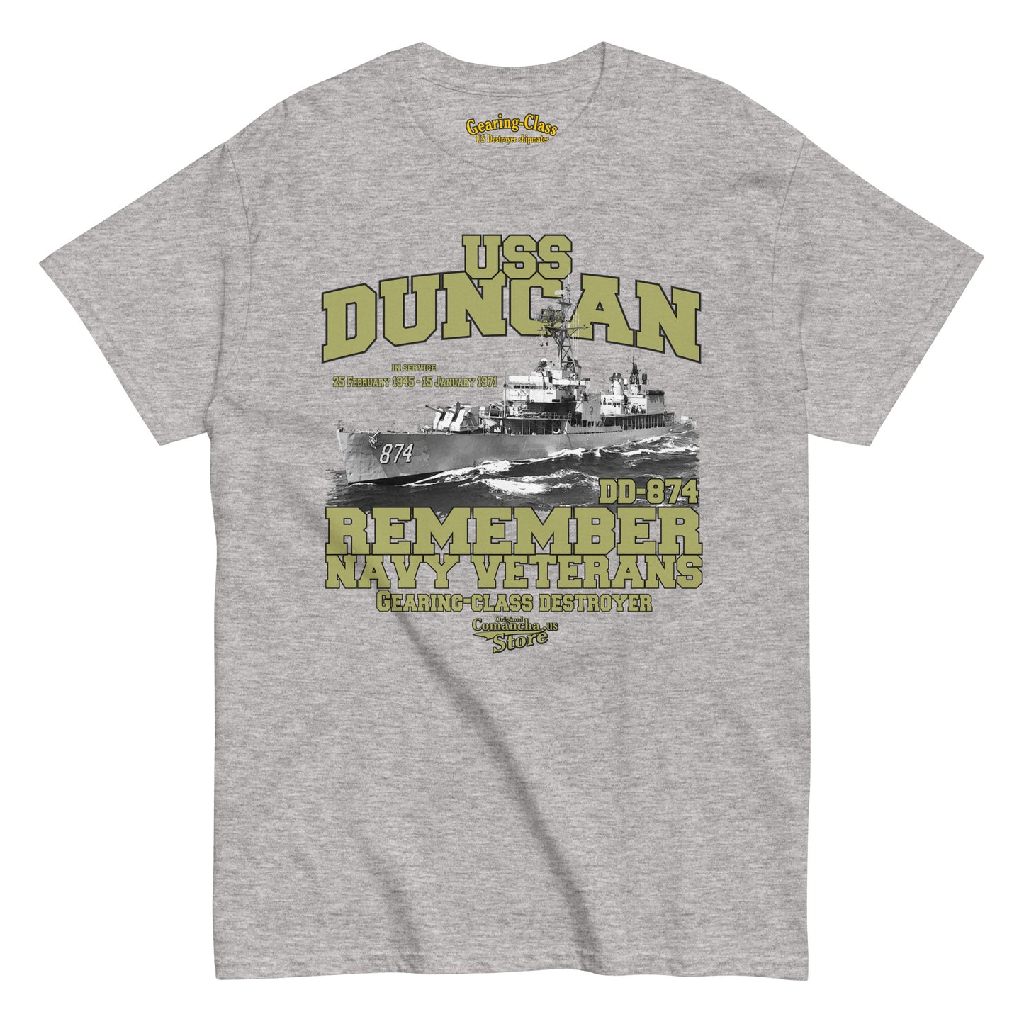 USS Duncan DD-874 Shipmates t-shirt,