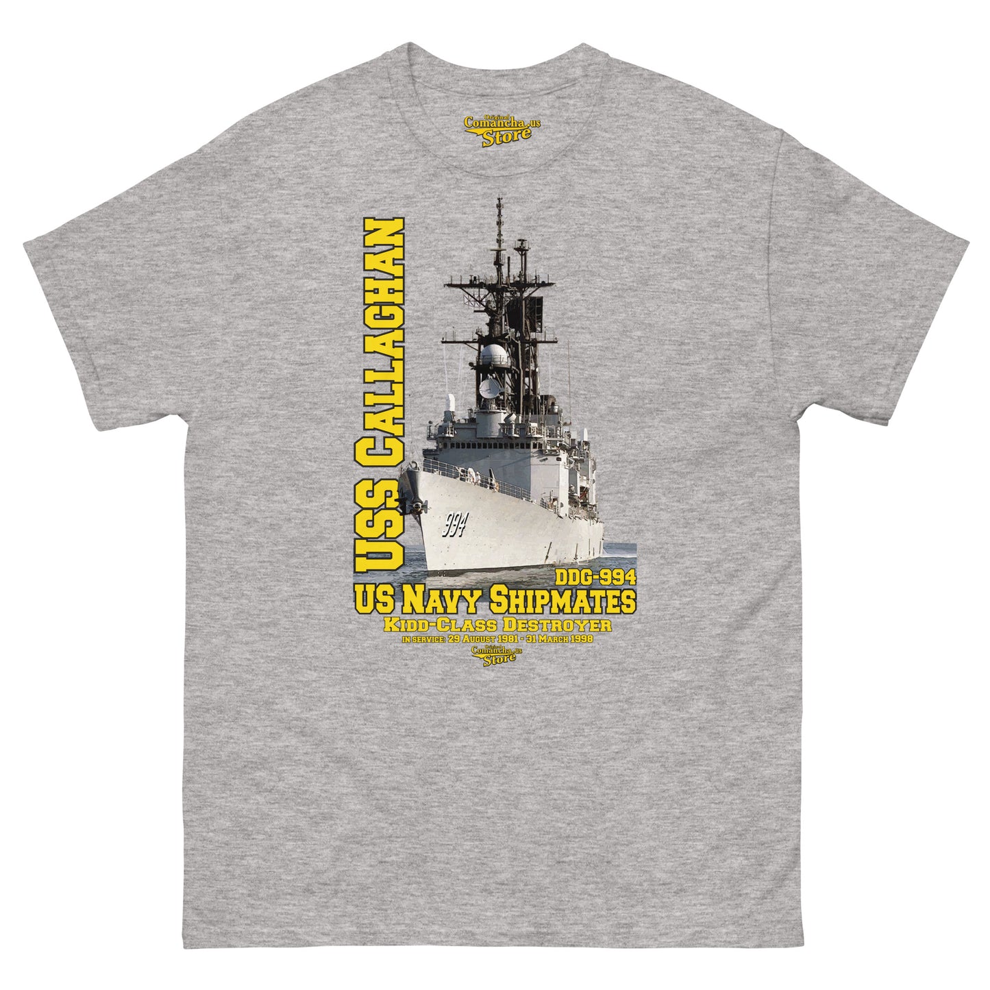 USS Callaghan DD/DDG-994 Shipmates T-shirt