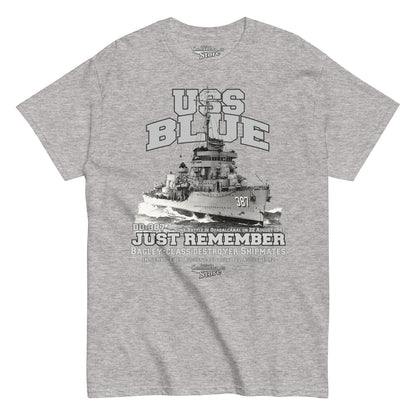 USS Blue DD-387 Destroyer T-shirt