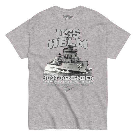 USS Helm DD-388 Destroyer Tee