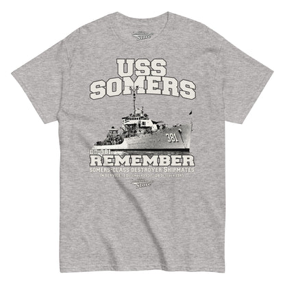 USS Somers DD-381 Destroyer t-shirt