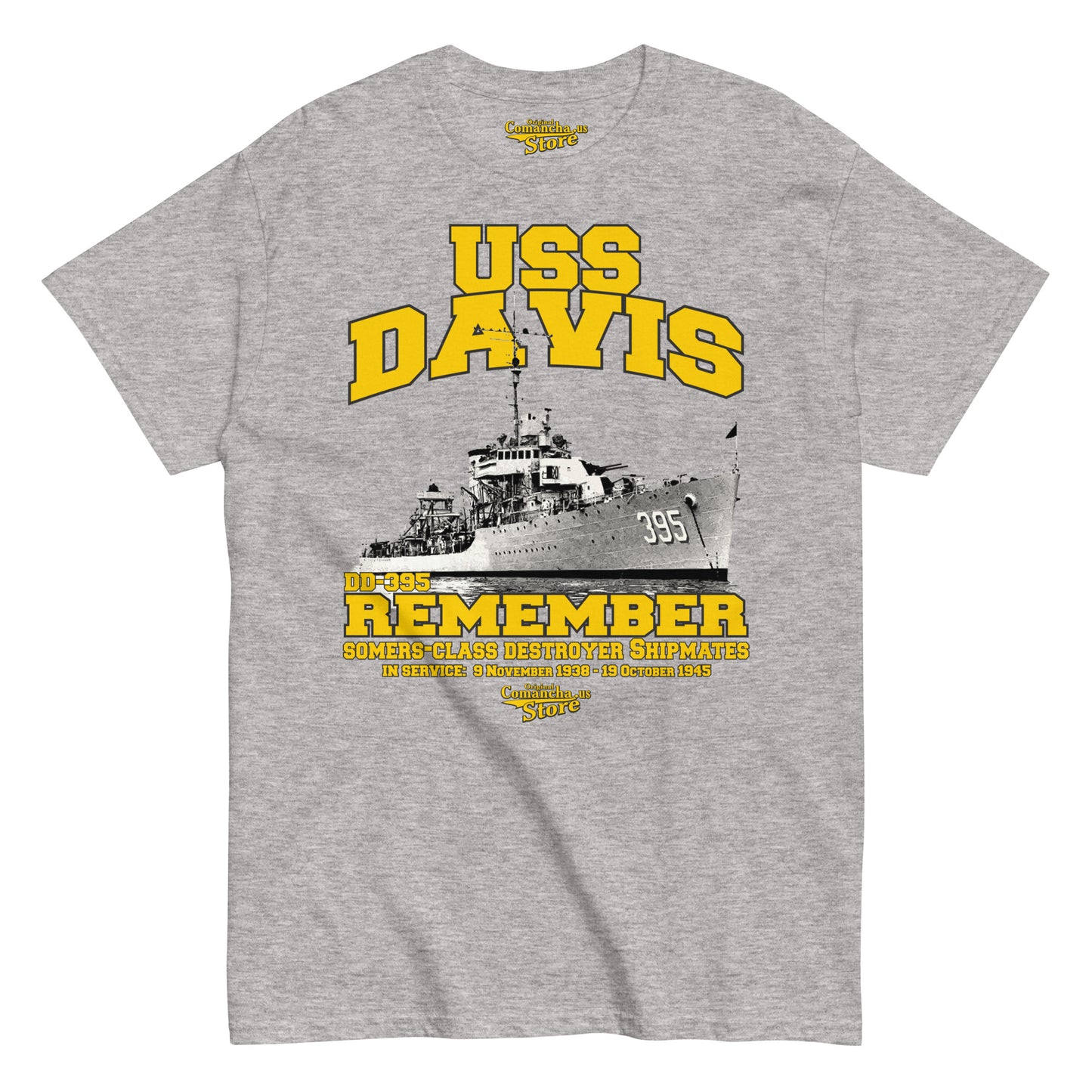 USS Davis DD-395 Destroyer tee