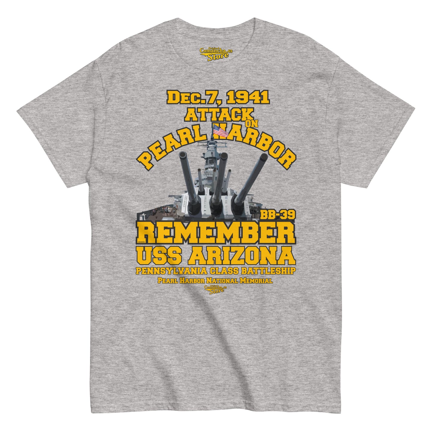 USS Arizona BB-39 Battleship T-shirt,