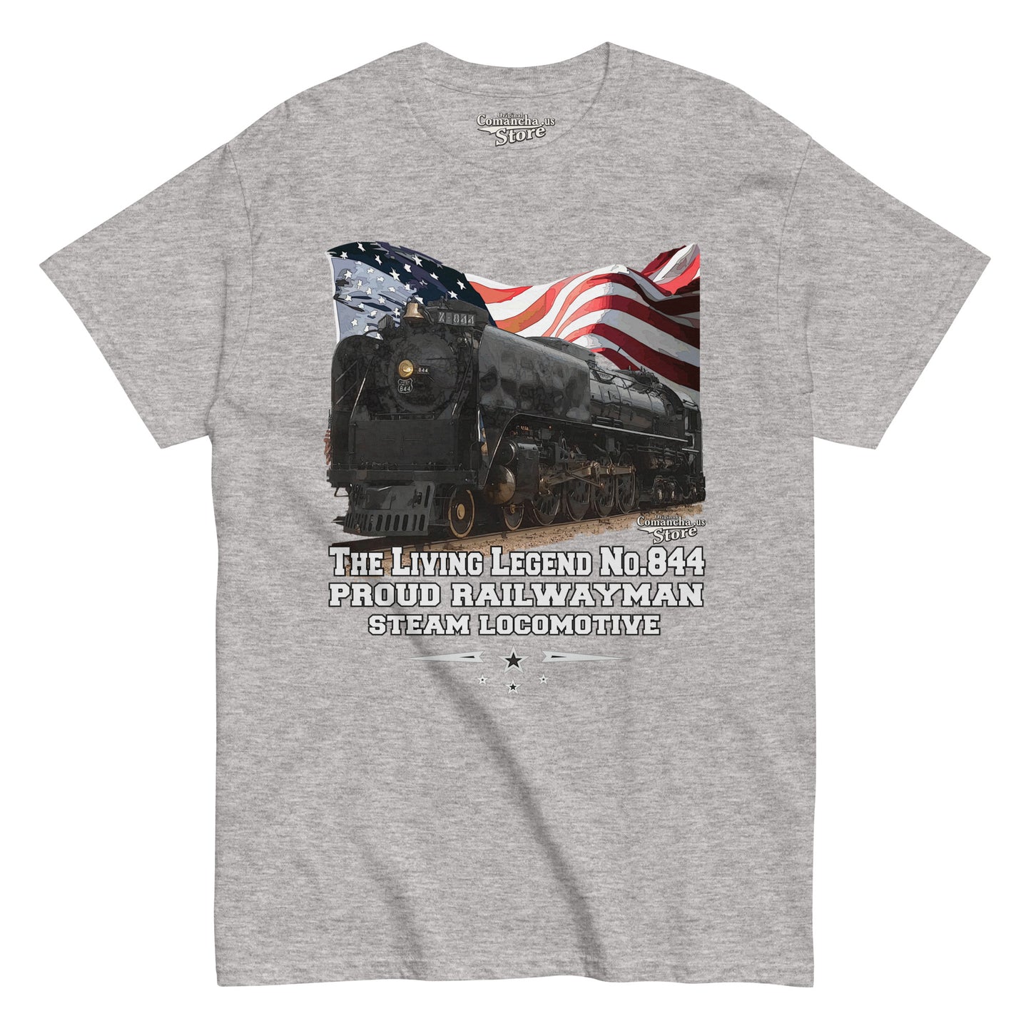 UP 844 Locomotive Enthusiast t-shirt,