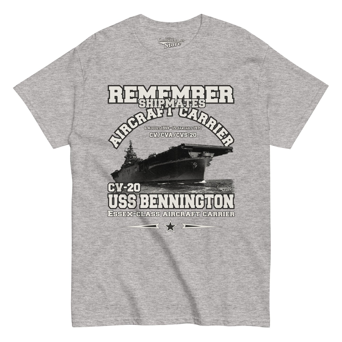 USS BENNINGTON CV-20 Shipmates T-shirt