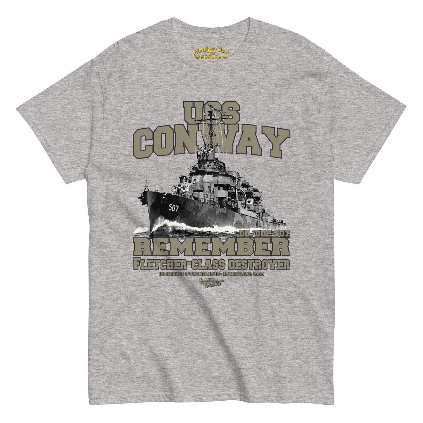 USS Conway DD/DDE-507 t-shirt