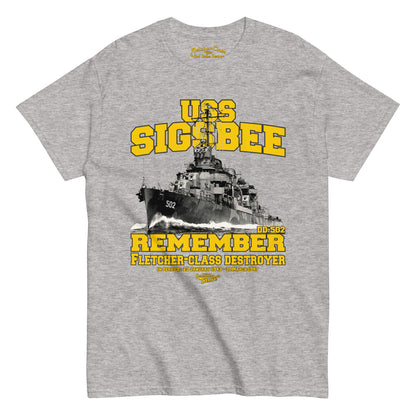 USS Sigsbee DD-502 t-shirt