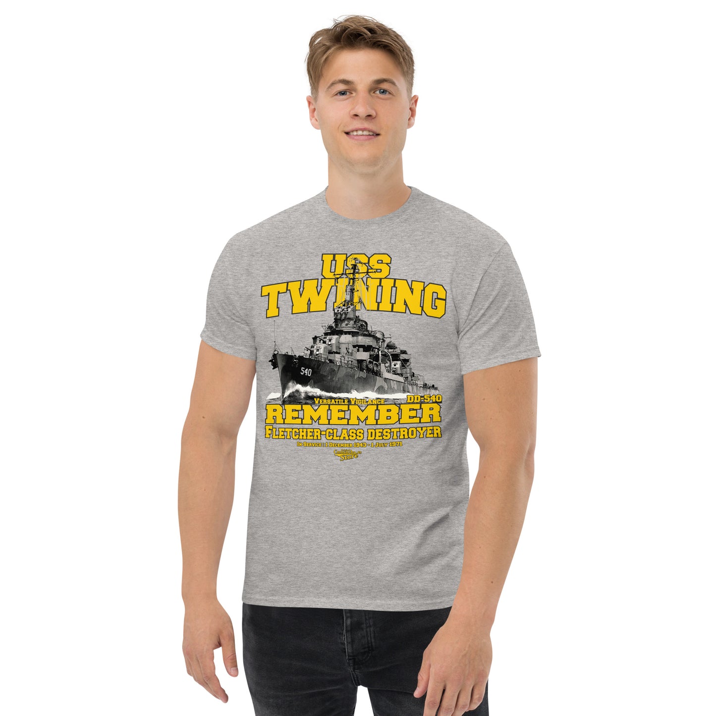 USS Twining DD-540 t-shirt