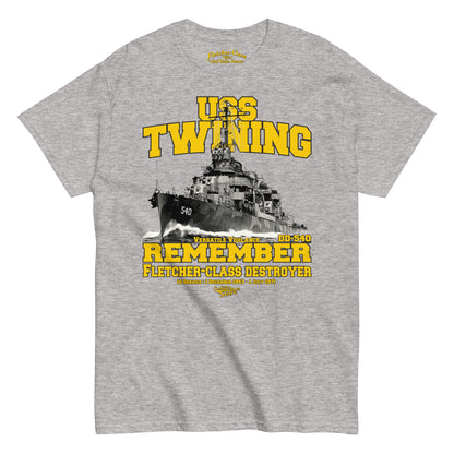 USS Twining DD-540 t-shirt