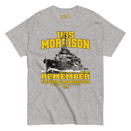 USS Morrison DD-560 destroyer t-shirt