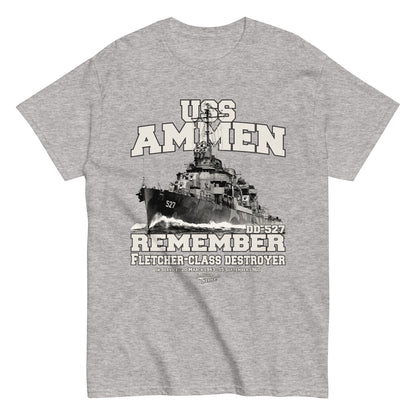 USS Ammen DD-527 Destroyer t-shirt