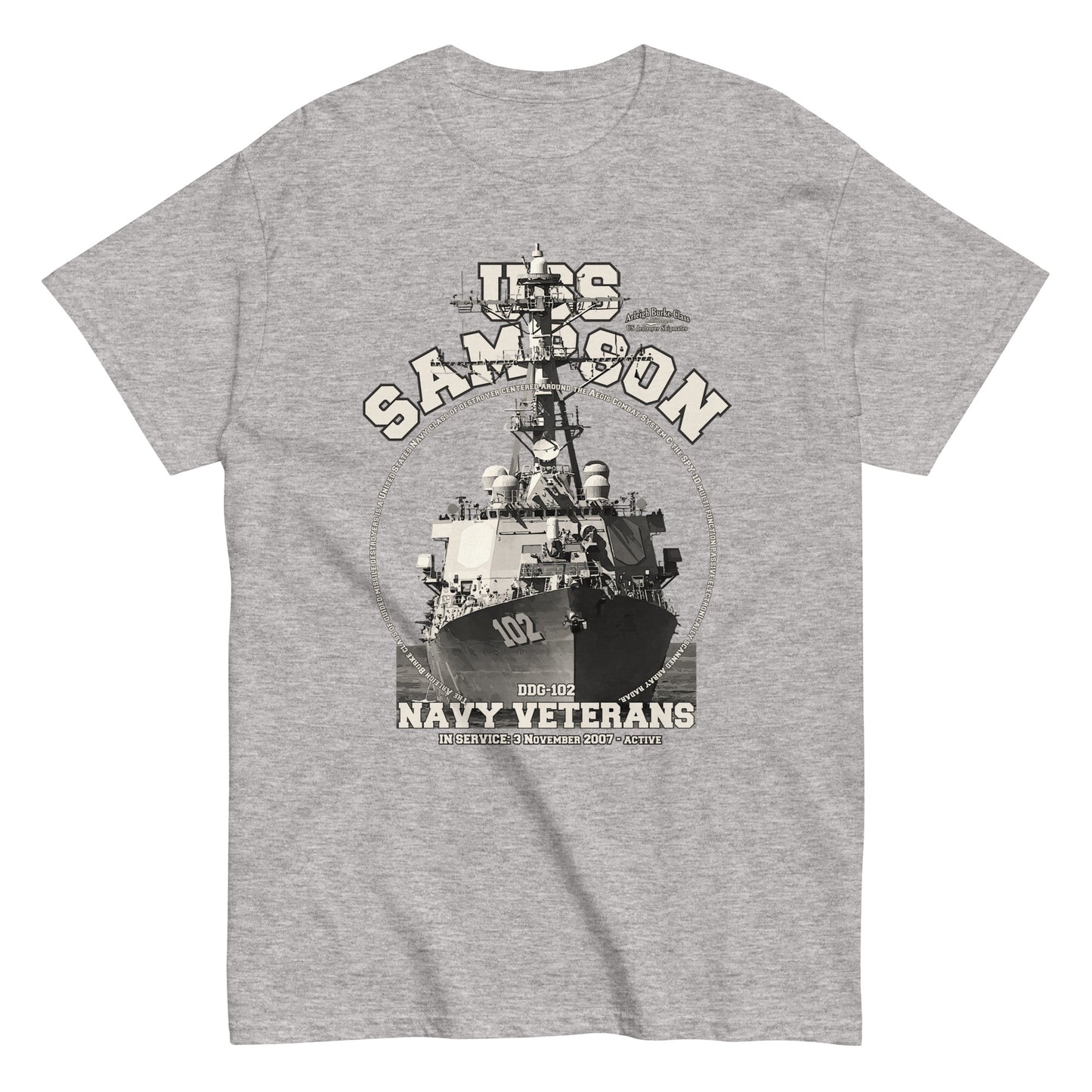 USS Sampson DDG-102 t-shirt