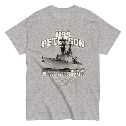 USS Peterson DD-969 t-shirt