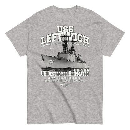 USS Leftwich DD-984 Shipmates t-shirt