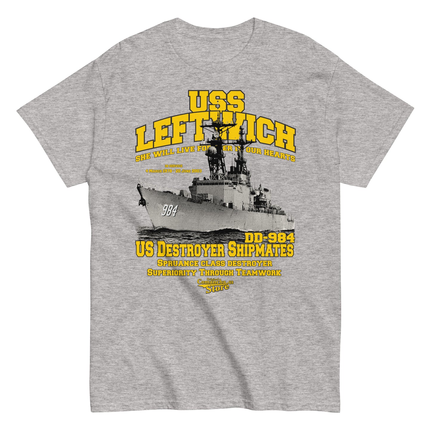 USS Leftwich DD-984 t-shirt,