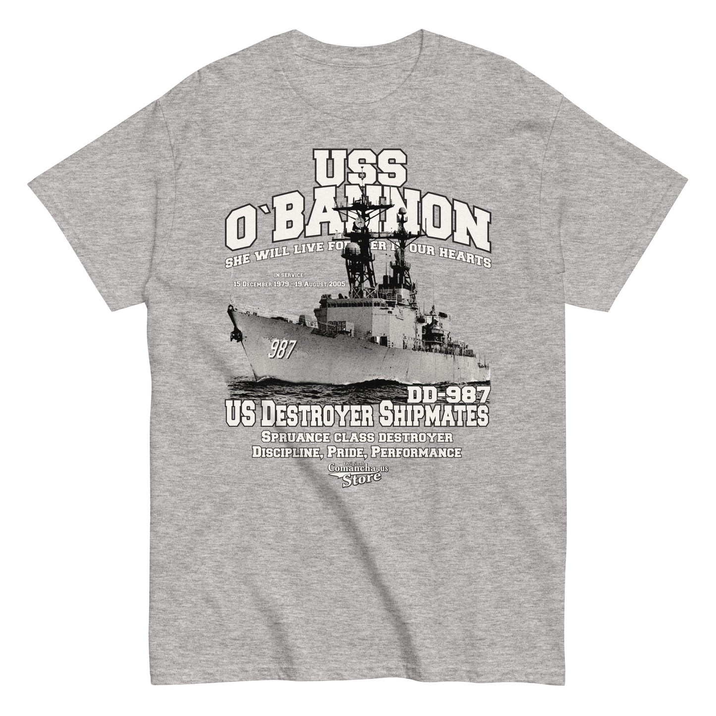 USS O'Bannon DD-987 t-shirt