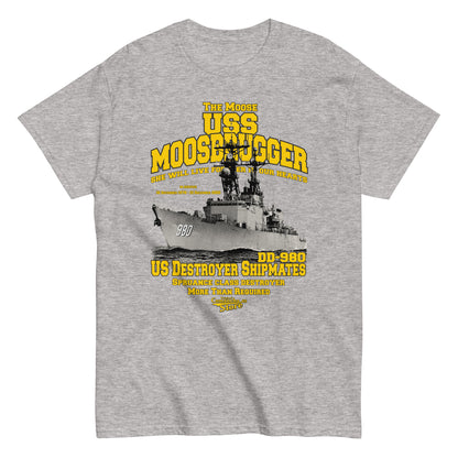 USS Moosbrugger DD-980 destroyer t-shirt