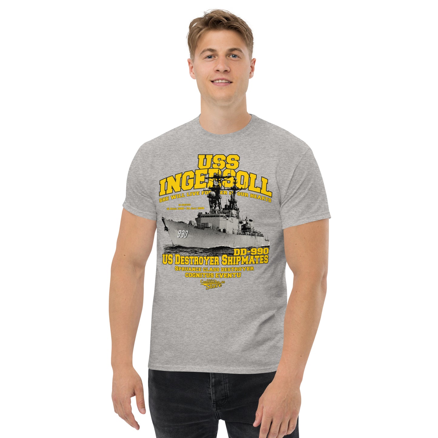 USS Ingersoll DD-990 t-shirt