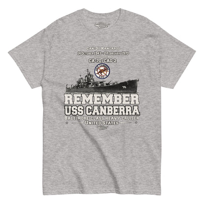 USS CANBERRA CA-70 shipmates T-shirt