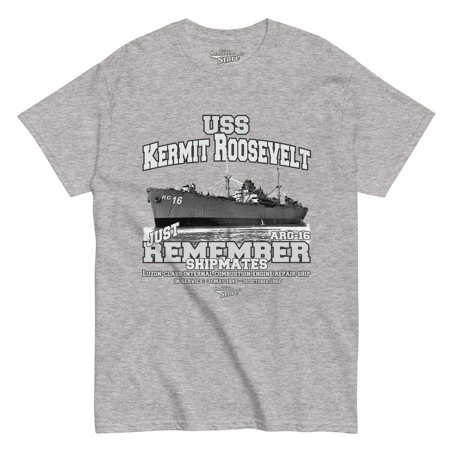 USS Kermit Roosevelt ARG-16 t-shirt