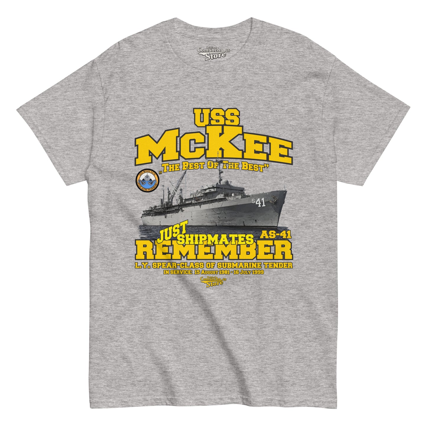 USS McKee AS-41 tee