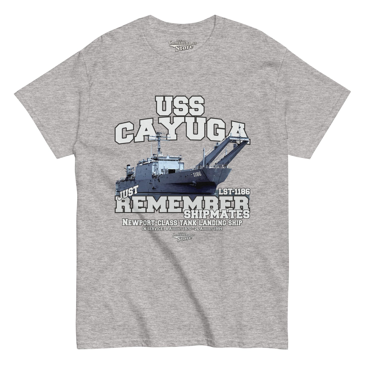 USS Cayuga LST-1186 t-shirt