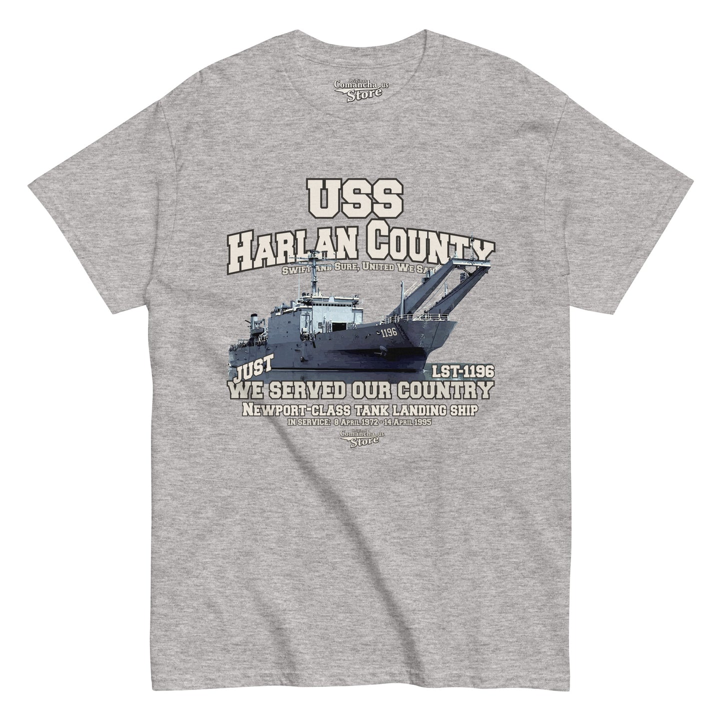 USS Harlan County LST-1196 t-shirt