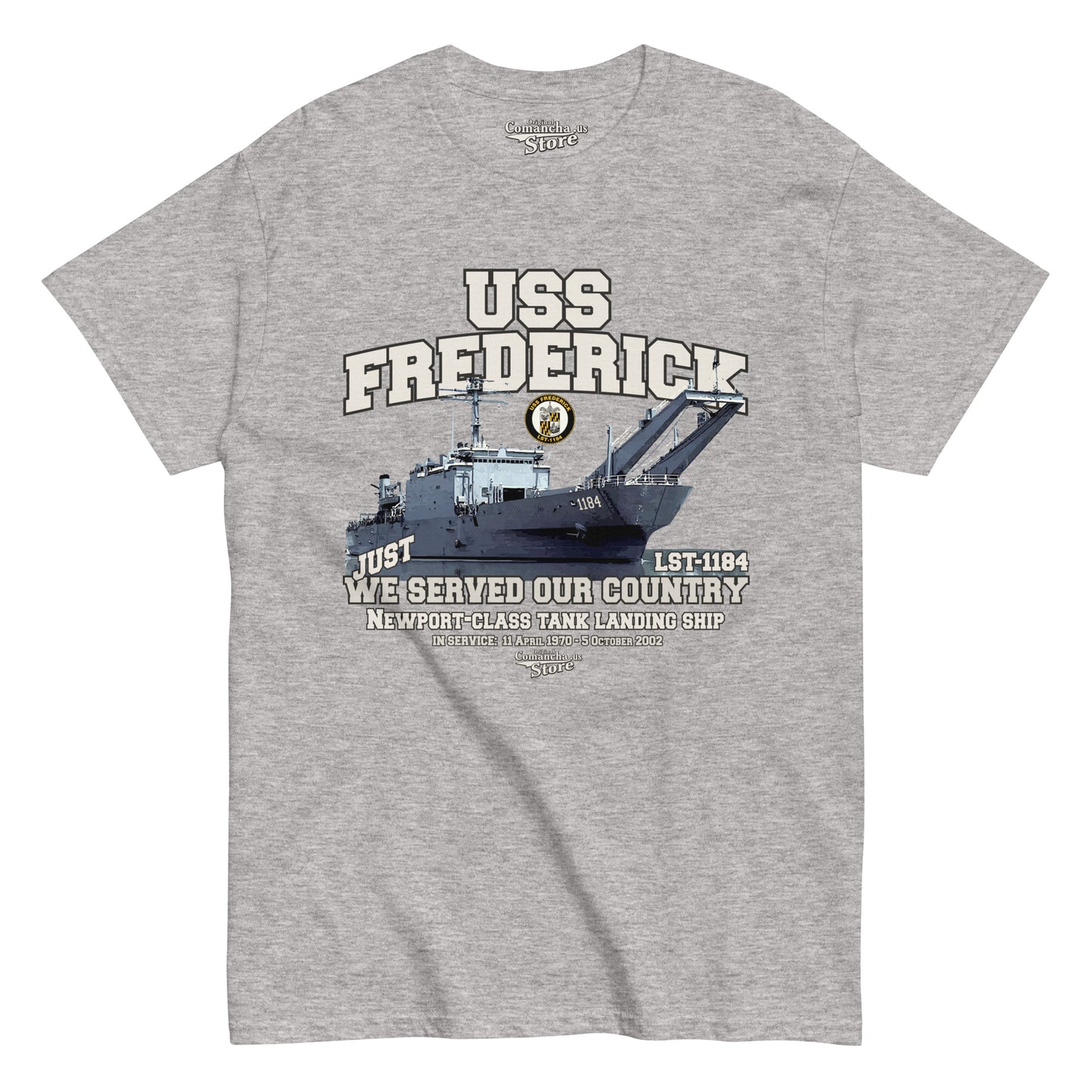 USS Frederick LST-1184 t-shirt