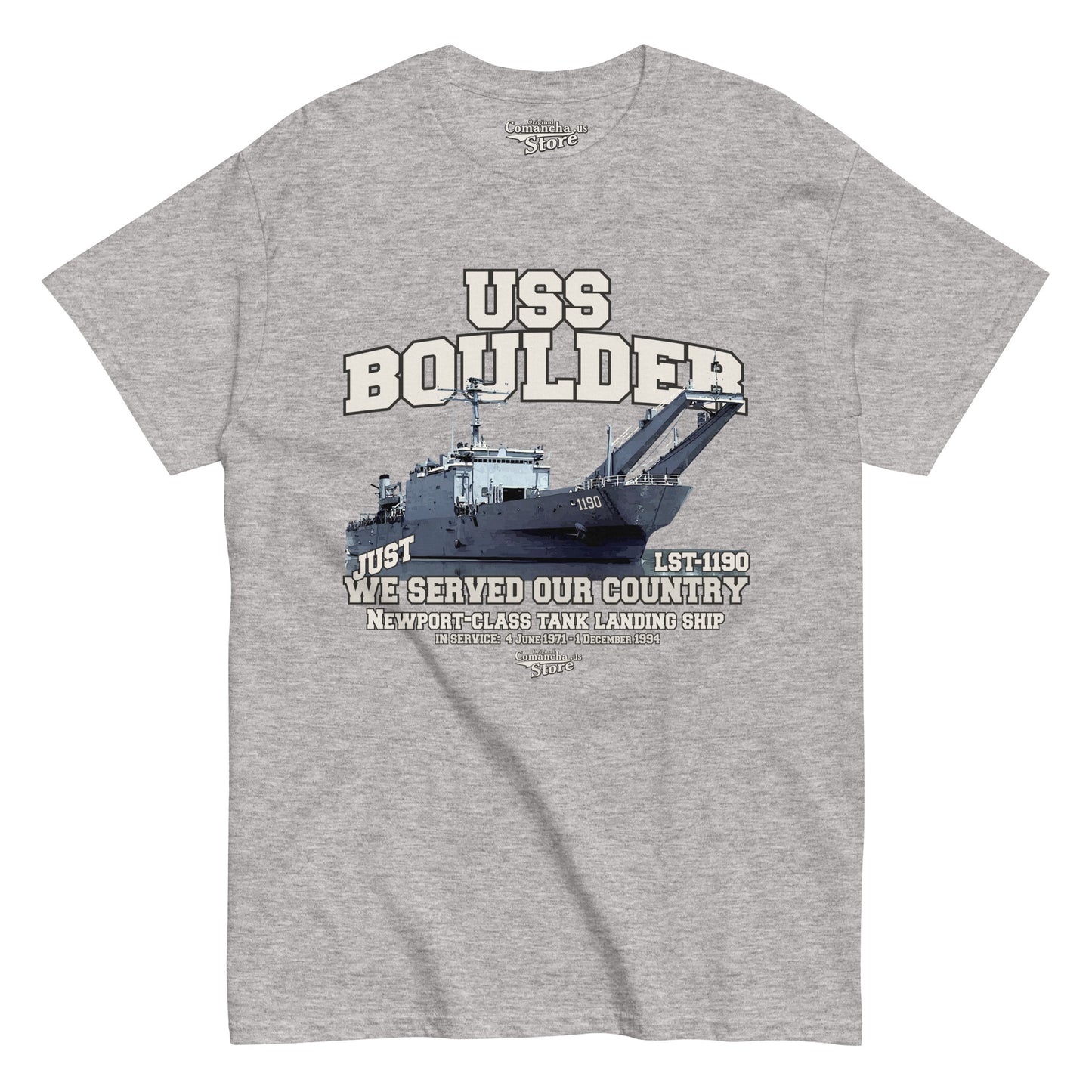 USS Boulder LST-1190 Shipmates t-shirt