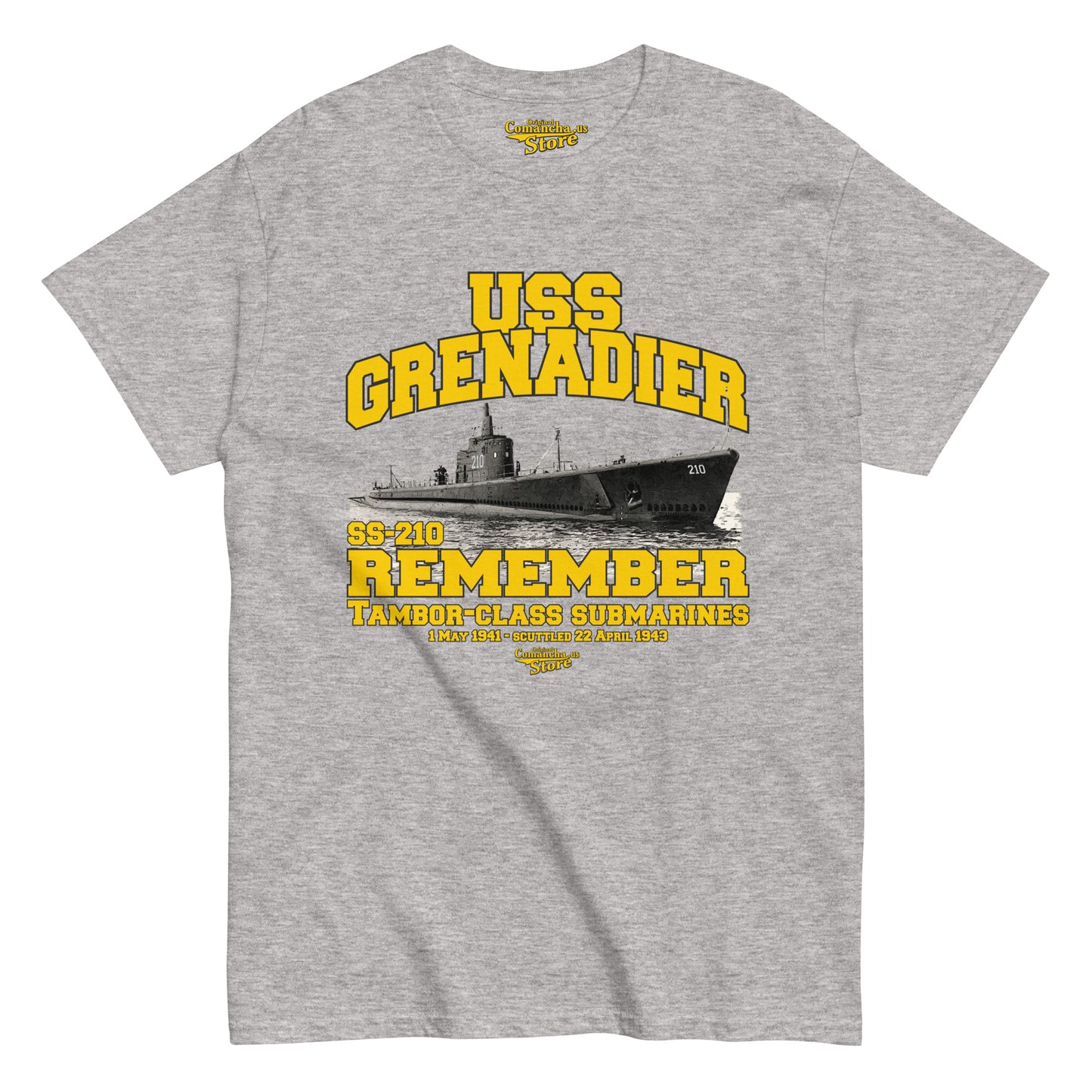 USS Grenadier SS-210 t-shirt