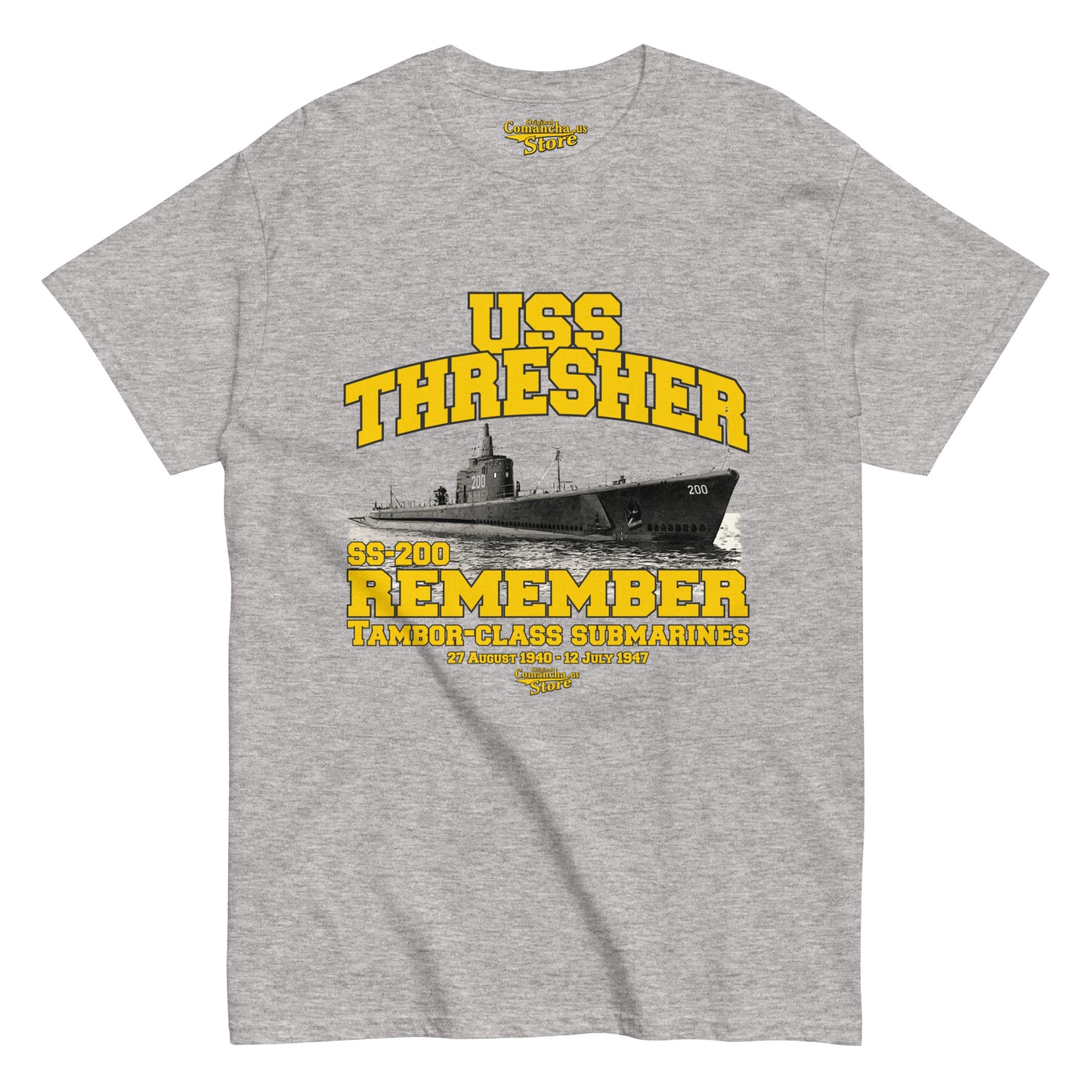 USS Thresher SS-200 shipmates t-shirt