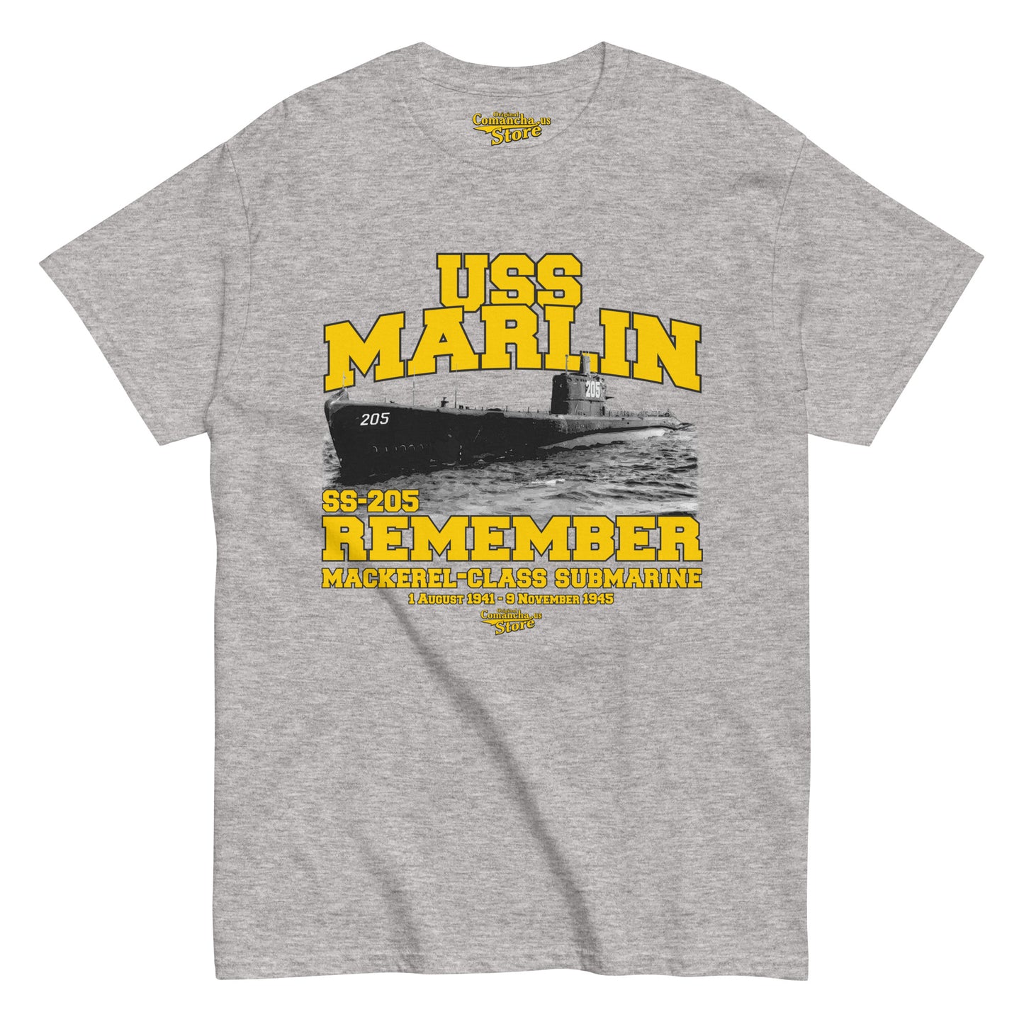 USS Marlin SS-205 Shipmates t-shirt