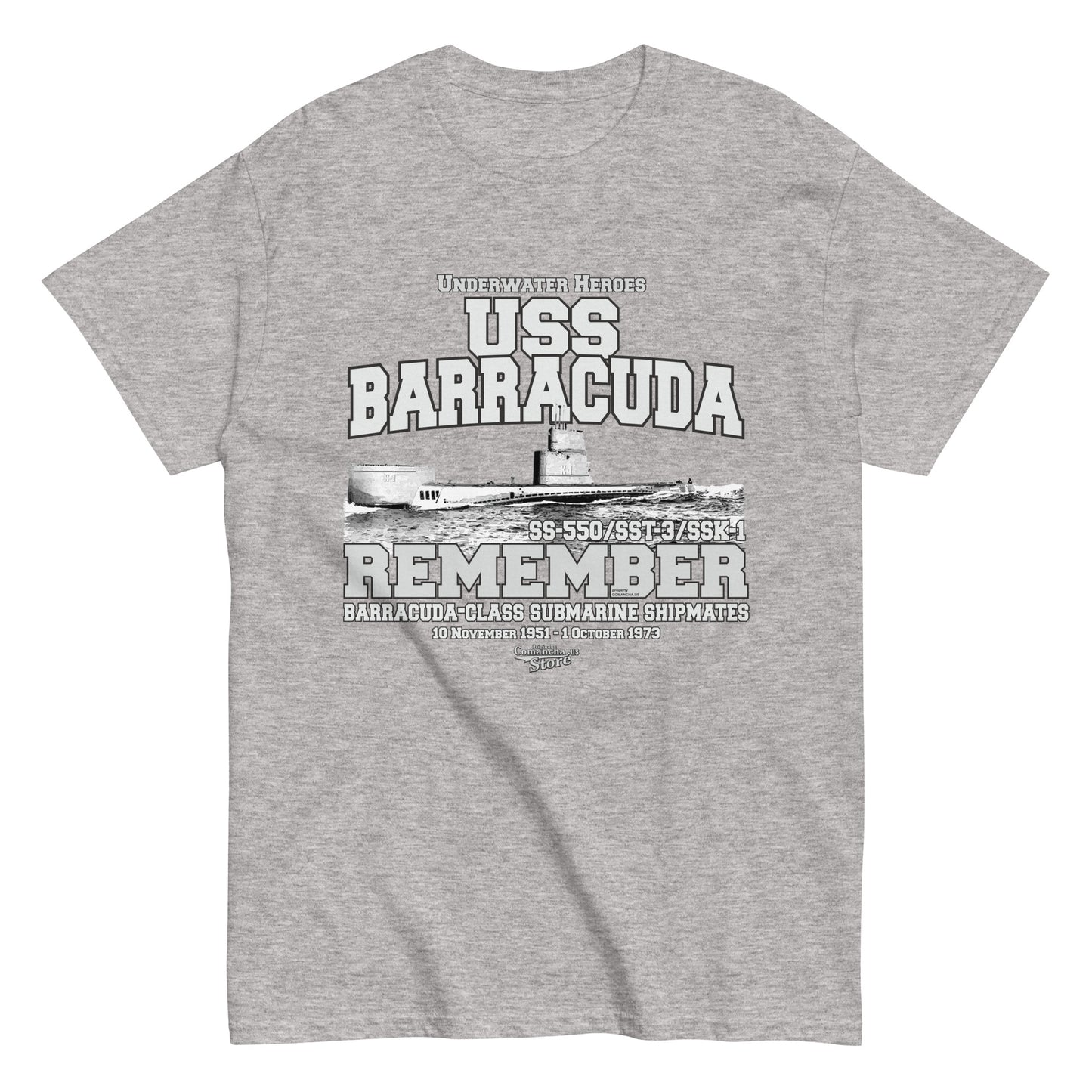 USS Barracuda K-1 submarine T-shirt